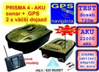 TOP NOVINKA- SKLADOM! Zavacia loka PRISMA +sonar +GPS + 22 000mAh akumultor.